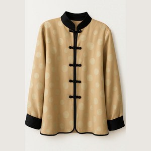 White Ginger hand woven 100% silk Indo - Chic jacket.